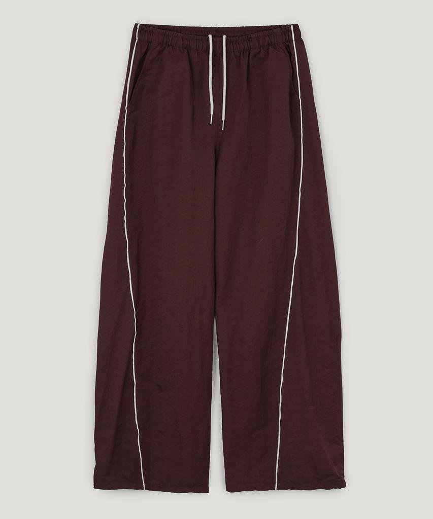 Geulouhaideu Cadit Line Elastic Waist Long Pants