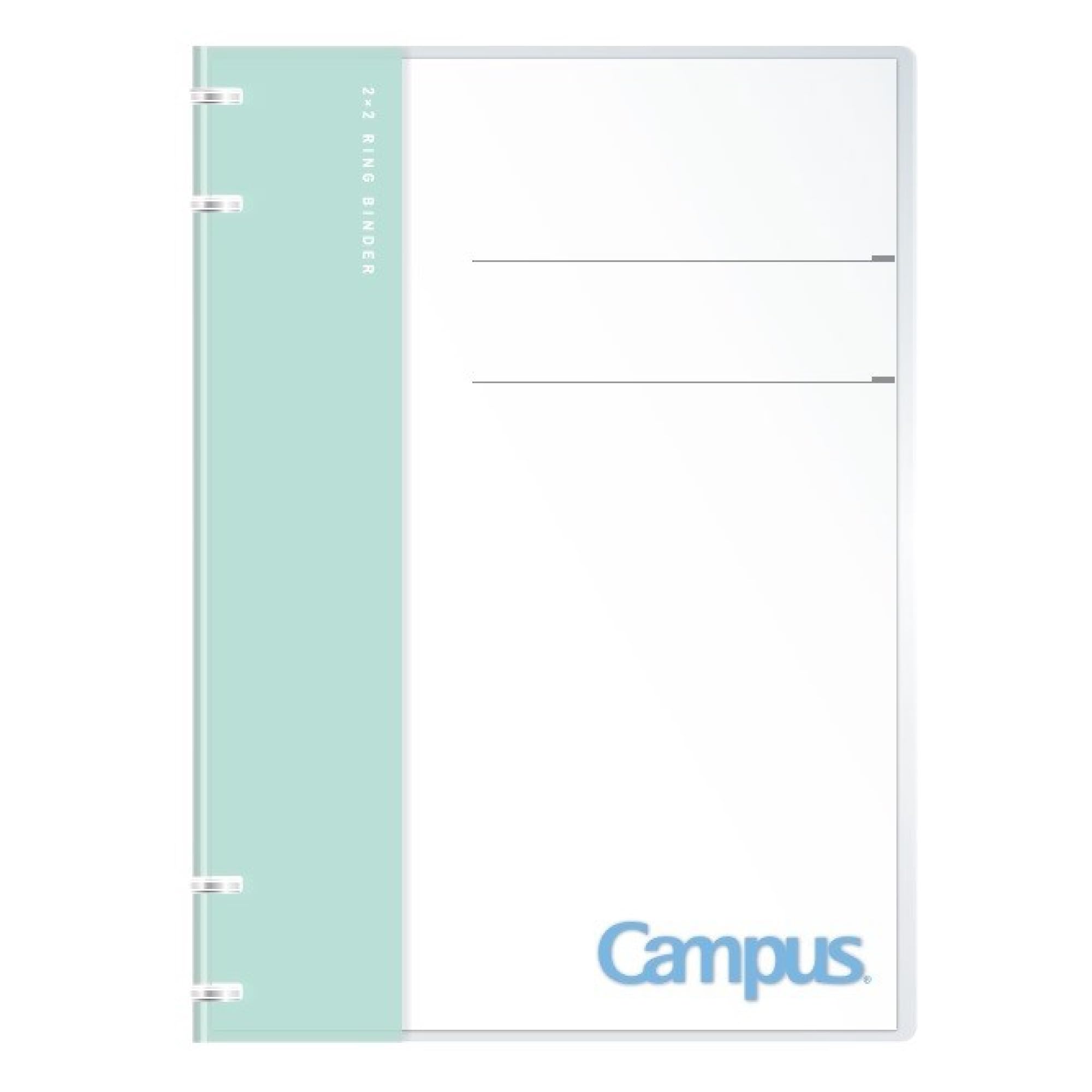 

KOKUYO Loose Leaf Binder Campus Binder that can be used like a notebook Limited Edition Newtro B5 4 Holes Ice Green 99K Lu-NP704-L4