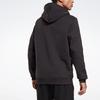 Reebok Identity Fleece Oth Casual Pullover Hoodie Men Tops Black GR9197