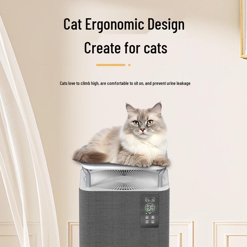Pet Hair Absorbing Air Purifier with Free Shipping: Removes Cat and Dog Hair, Purifies Air