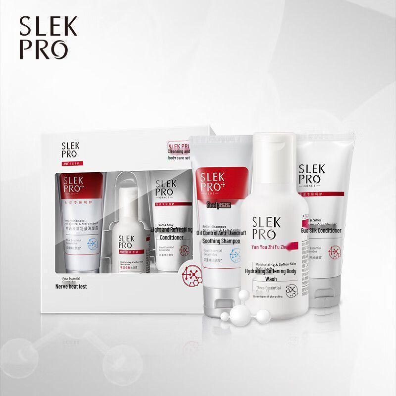 SLEK PRO Hair & Body Wash Travel Set