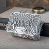 Elegant Metal Jewelry Box With Relief Carving Design Compact Desktop Organizer Necklaces Earrings