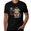 LIKELIFE (Der Affe) FARBE T-Shirt Lässig Alltags Kurzarm T-Shirt