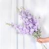 Yannew 3 Stück 85cm Delphinium Künstliche Blumen Langer Stiel Seide Hyazinthe Hochzeitsblumengestecke Dekoration Heimzimmerdekor