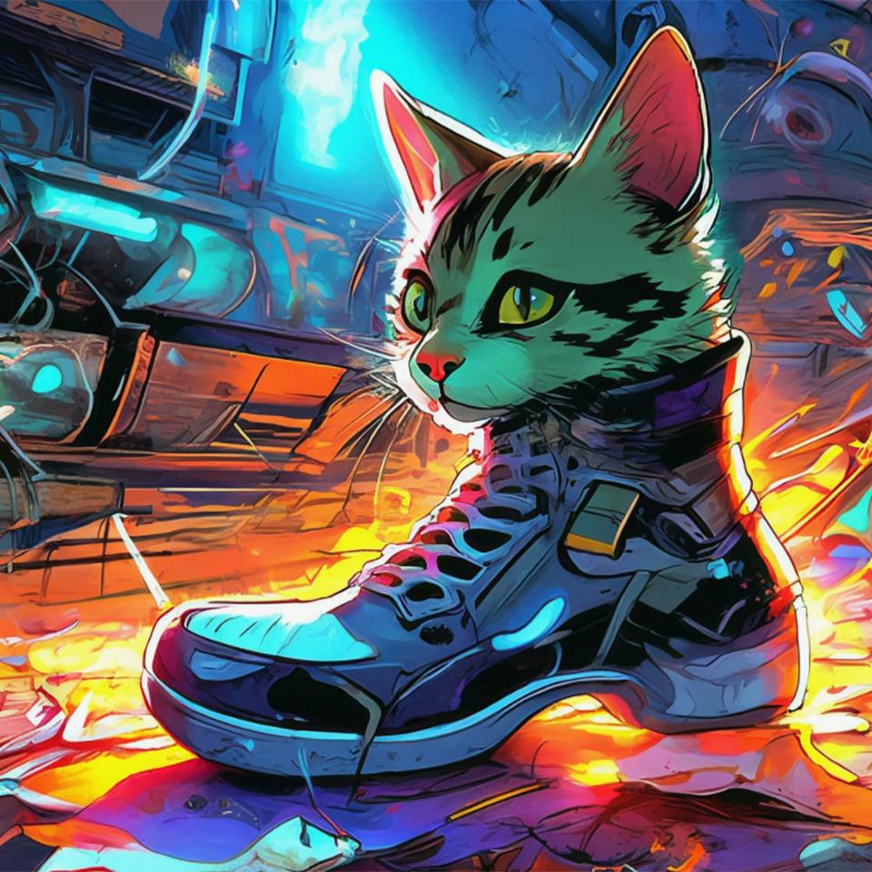 5D Diy Diamond Painting Animal Esports Cat Pattern Mosaic Inlaid Water Diamond Embroidery Colorful Painting Game Hall  Decoration