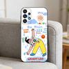 Ins Korean funny and happy girl    Phone Case For Samsung S25,S24,S21,S22,S23,S30,Ultra,S20,Plus,Fe,Note,10,9,5G Black Cover