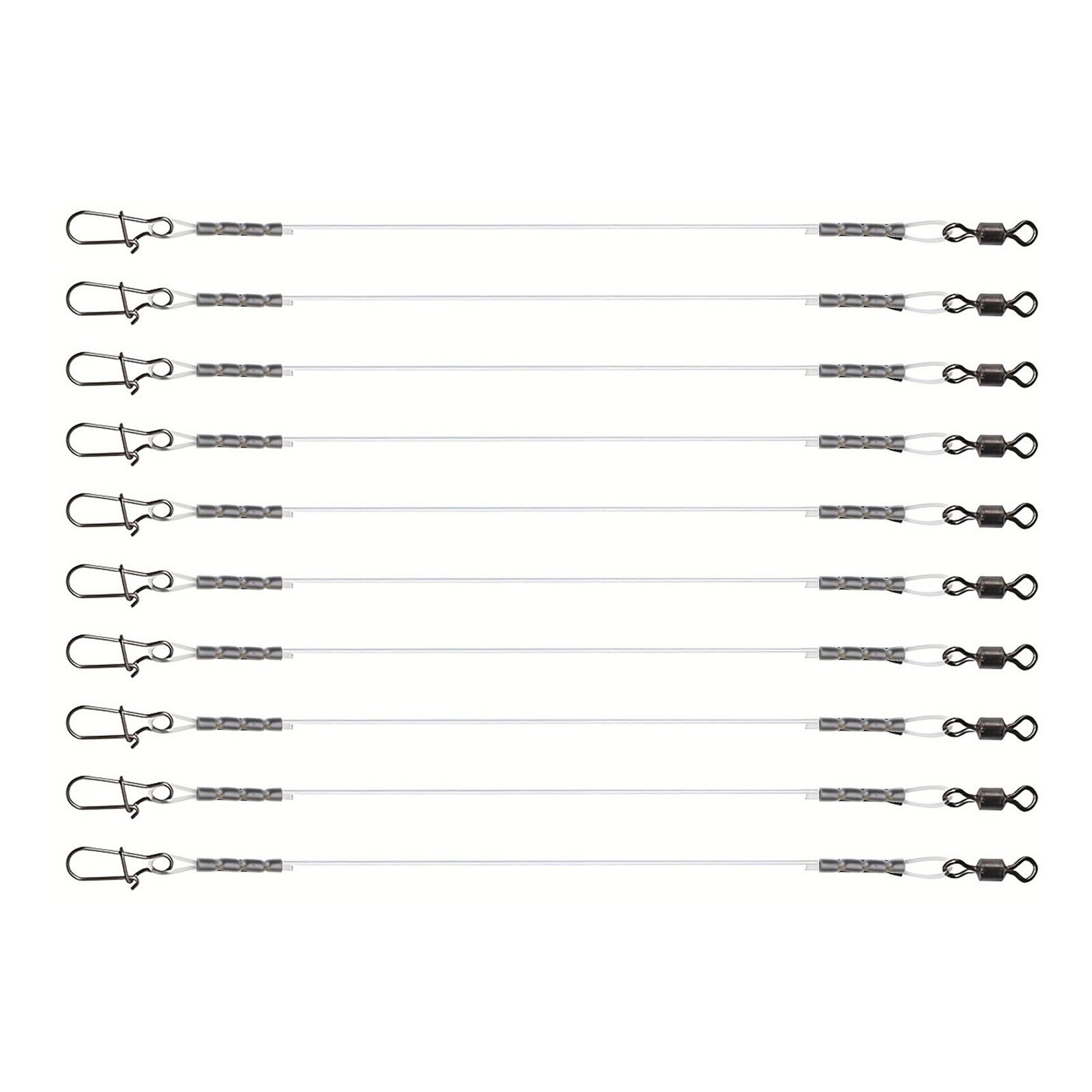 

Поводки для рыболовной лески Anti-Bite Поводки для рыболовных снастей Крючок для рыболовной лески Anti-Bite с вращающимися вертлюжками и защелкой 25CM