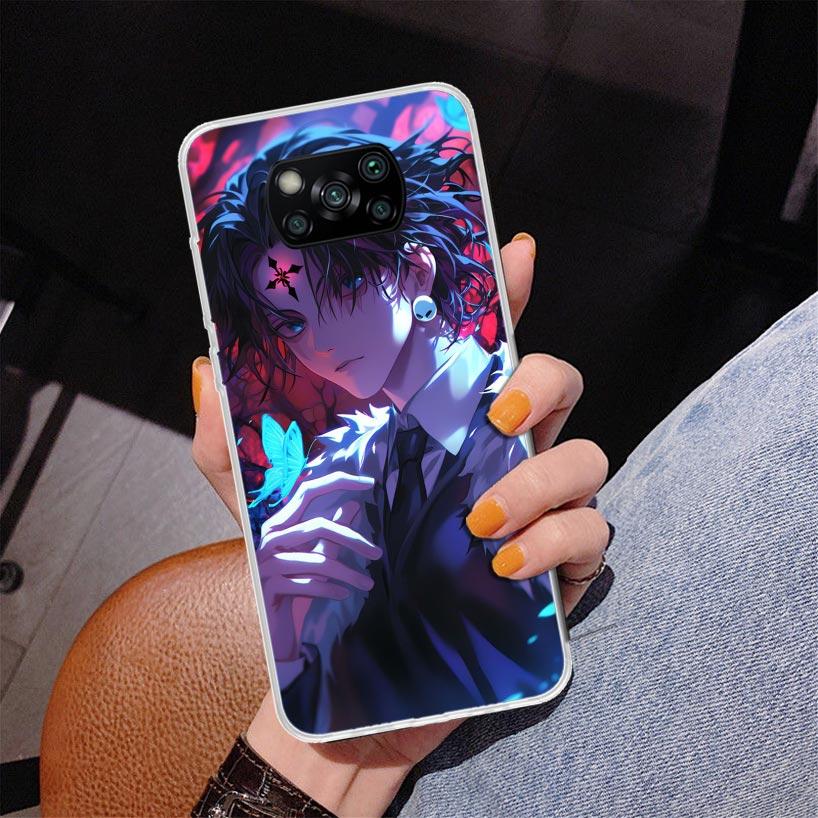 Huner X-Hunters Chrollo Shizuku Phnoe Case for Xiaomi Poco X5 X6 X7 Pro X4 Gt F7 Ultra M8 M7 Redmi 15C 15 13C 13 12C 12 Unique C