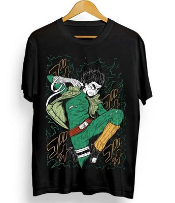 Tričko inspirované Rock Lee Manga proužek Anime Unisex Všechny velikosti Unisex tričko