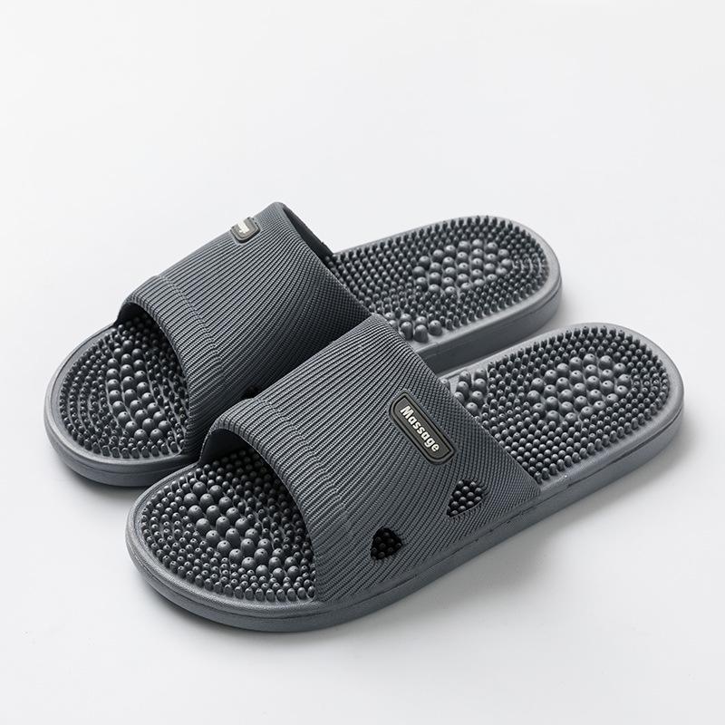 Men's Non-Slip Massage Slippers for Indoor & Outdoor Use - Summer Bathing Sandals