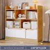 Freestanding Multi-Layer Bookshelf and Storage Cabinet for Bedroom