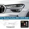 Voor Skoda Kodiaq MK2 2025-2026 Auto Koplamp Bescherming Auto Folie Koplamp Transparant Zwart TPU Buitenstickers Auto Accessoires