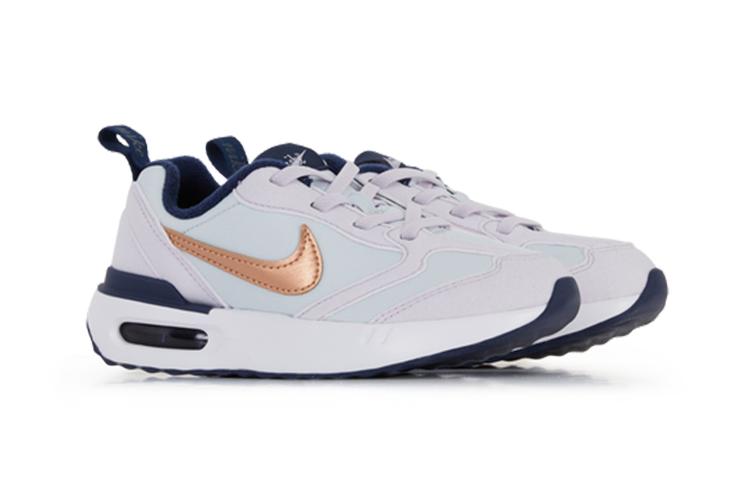 Nike Air Max Dawn SE Cushioning, Wear Resistant Low Top Kids Lifestyle Shoes Orange White Children Aged 3 7 Years Old DC9318-007
