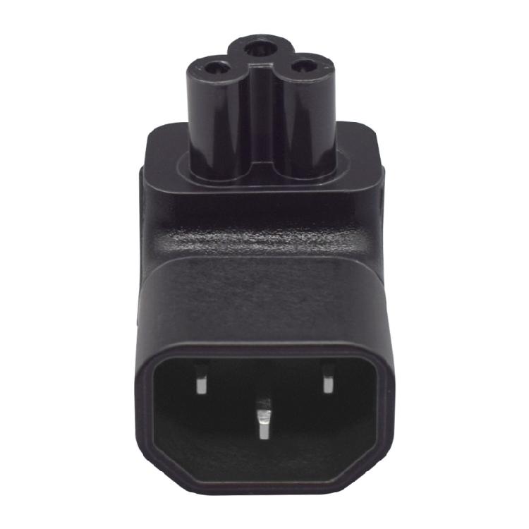 Adaptador de Corriente Universal Convertidor Adaptador IEC 320 C14 a C5 Ángulo Arriba/Abajo
