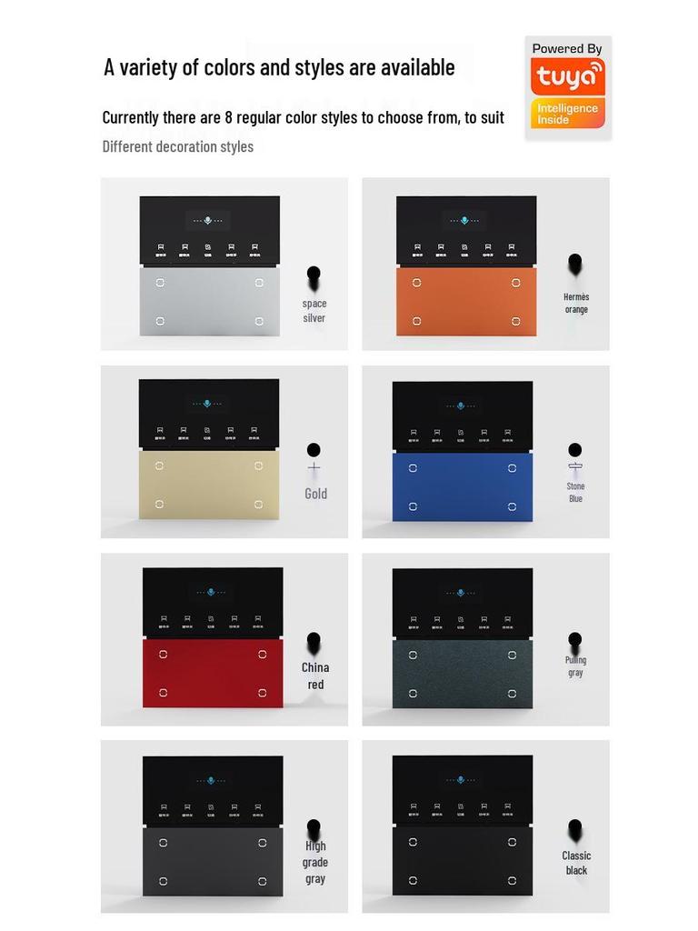 Inteligentny przełącznik Tuya Zigbee: Typ 86, Sterowanie głosowe offline, Zintegrowane sterowanie domem trzy w jednym.