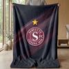 Servette FC Coperta Morbida in Pile di Flanella Leggera Accogliente Calda Coperta Plaid per Divano Letto Arredamento Casa