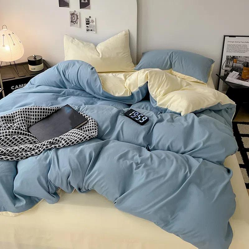 4-piece Cotton Bed Sheet Quilt Cover Student Dormitory Cotton Bed Hats Bedding