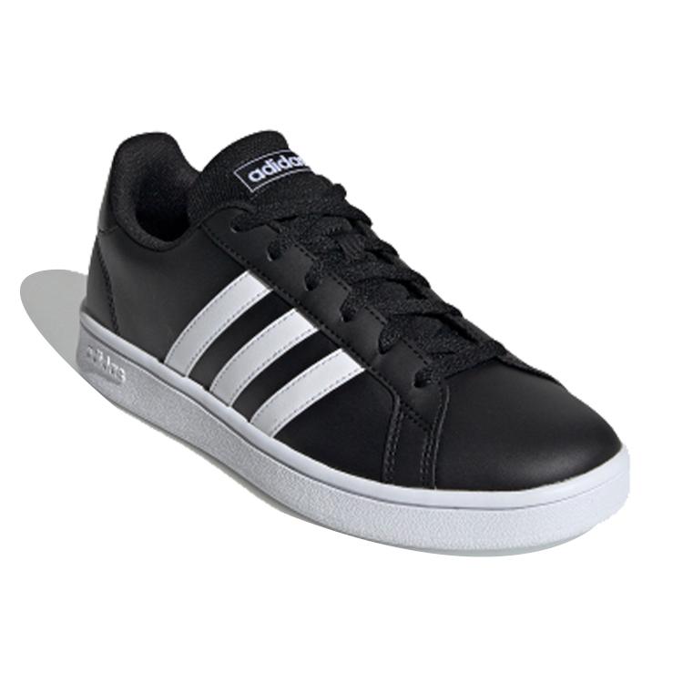 Adidas Womens Grand Court Base 'Black White' (women's sizes) Core Black / Cloud White / Core Black Skateboard Shoes EE7482