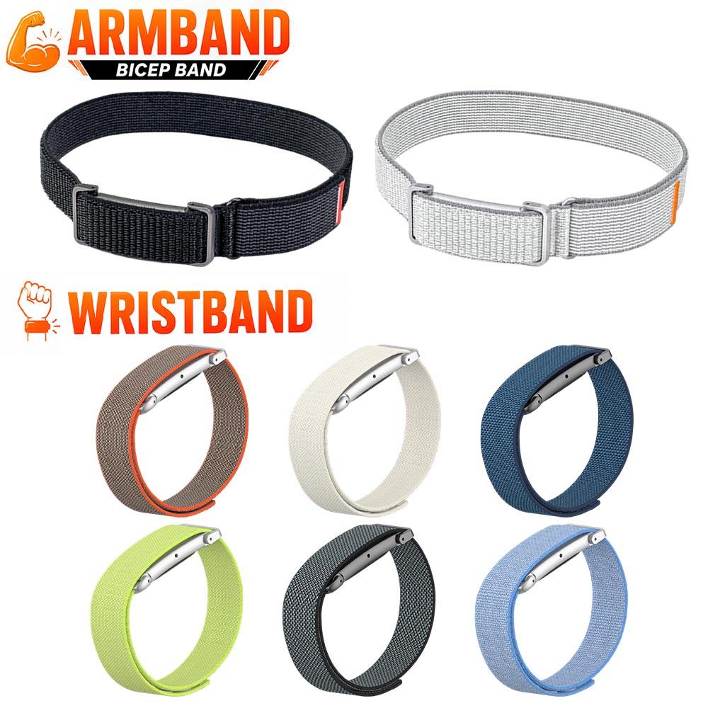 New Nylon Weave Bicep Strap for Google Fitbit Air Band Fitness Tracker Replacement Armband/Wristband for Google Fitbit Air Strap