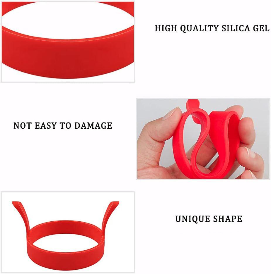 4Pcs Silicone Ring Fried Egg Mold Nonstick Egg Rings for Frying Pancake Ring Molds Heat Resistant Egg Frying Ring Cooking Tool