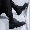 Chelsea boots men's medium help Korean version of thick-soled Martin boots casual versatile height increase low-top ins tide short boots 9887-R