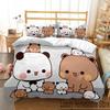 3D Print Bubu Dudu Cartoon Bear Panda Bedding Set Boys Girls Twin Queen King Size Duvet Cover Pillowcase Bed boys Adult