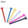 50Pcs Training Claw Shape Plastic Portable Golf Tees Club Ball Holder Accessory