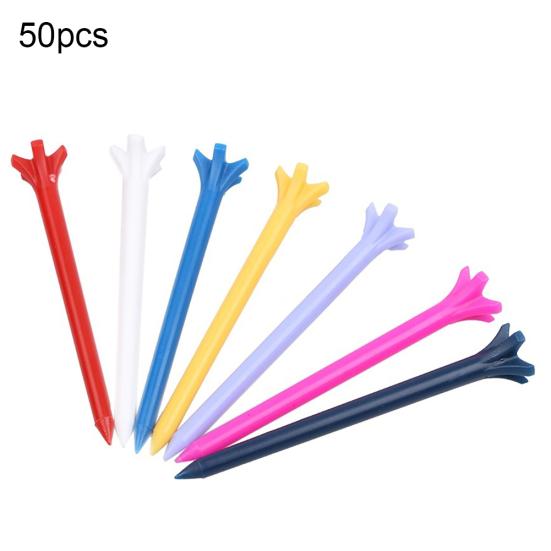 50Pcs Training Claw Shape Plastic Portable Golf Tees Club Ball Holder Accessory