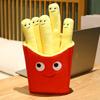 30-50cm Adorabili Peluche Patatine Fritte Cartone Animato Cibo Reale Cuscino Bambole Morbide Riantiate Regali di Compleanno