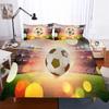 Men Bedclothes Sports Fotbal Bed Cover Sets Comfortable Soft with Soft Fabric Duvet Set Beding Sets Socer 172*218cm 20*230cm Bedsets Young Boys