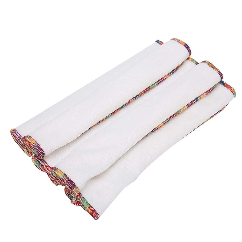 

5pcs Baby Saliva Towel Bamboo Fiber Infant Face Towel Hand Cleaning Towel