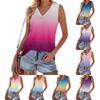 Women's Fashionable Casual Everyday Versatile Gradient Print Slim-Fit Summer Tank Top