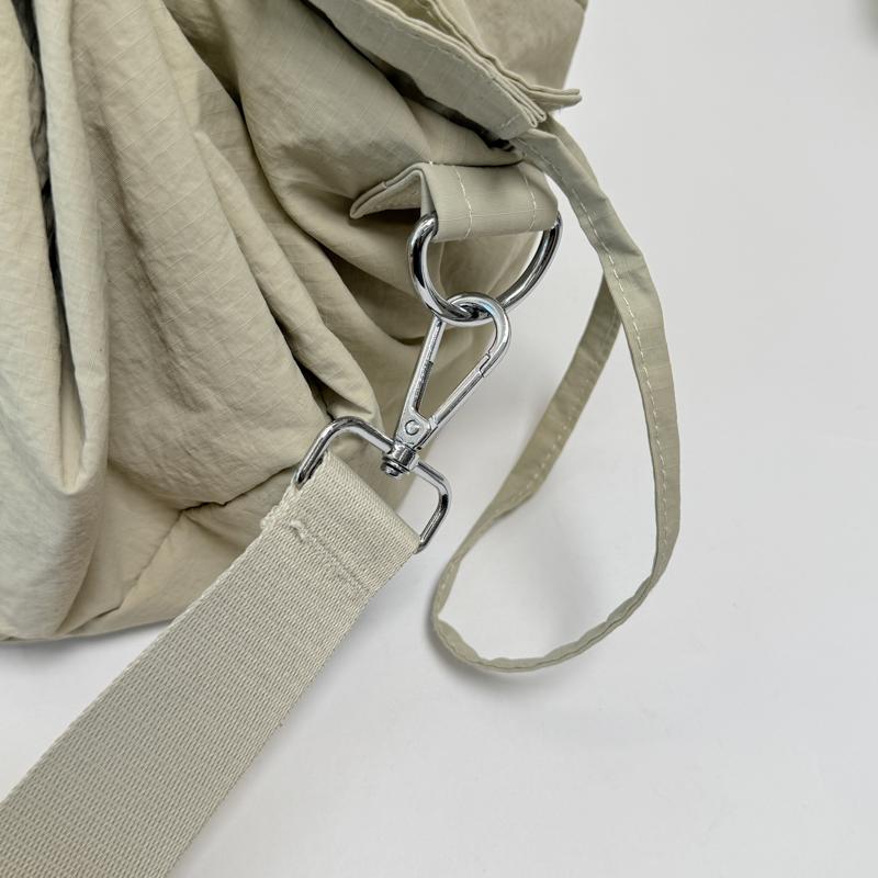Torebka na ramię Damska torebka crossbody ze ściągaczem Jednokolorowa torba tote