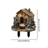Jesus Birth Statue Yard Sign Gifts, Sculpture Crafts Acrylic Figurine, Garden Stake for Micro