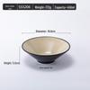 JINMEILI Nordic Melamine 6.5-inch Conical Ramen Bowl