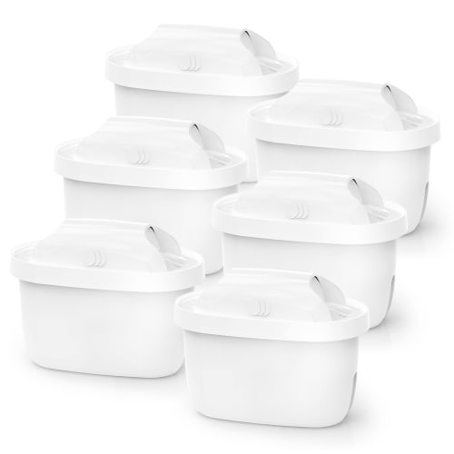 YIZEN Compatible Brita Cartridges for Water Purification, Pot Cartridges, Brita Compatible (Set of 6)