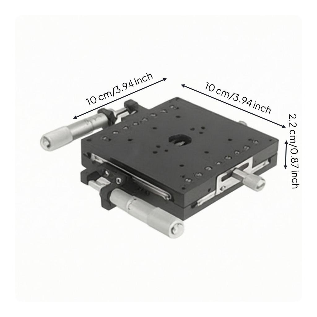 XY Positioning Stage Two-Axis Manual Slide Table Long-Lasting for Optical Setups