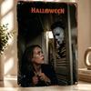 Halloween Movie With Michael Myers Metal Poster Perfect Gift for Fans Lovers Personalized Wall Art Metal Sign for Decor Luxury