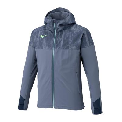 Mizuno Strækstof Træning Stræk Indigo Hættetrøje, Tøj, Jersey, Sport, 32MCC002,