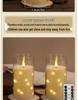 Remote-Control LED Candle String Lights - Acrylic Ornaments for Concerts, Birthdays, and Romantic Decor