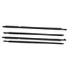 4Pcs/Set Car Window Rubber Decorative Strips Window Glass Waterproof Pressure Sealing Strips Fit For Toyota Highlander 2008-2010