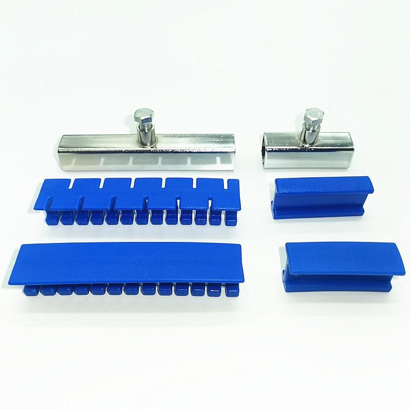 6Pcs Car Paintless Dent Repair Tools Puller Removal Kit Slide Body Suction Cup / Adhesive Blue green red Glue Tabs New 2025