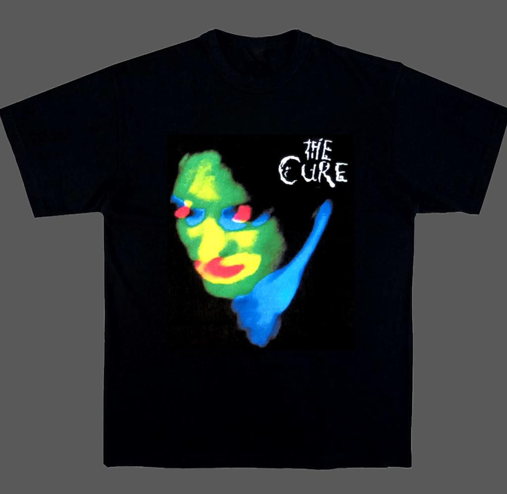 The Curve Shirt Therapy Band Post Punk Rock Music Art Style Summer Casual Tshirt Unisexs and Womens Luxury Brand Top New