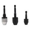 3pc Drill Chuck Quick Change Adapter Hex Shank Drill Converter Tool 6 35mm for Use with 100 Angle Grinder and Drill