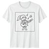 Girl Playing Guitar Music Hobbies Mens T-Shirt Ladies Tee Graphic Top
