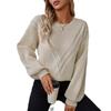 Women's Autumn And Winter New Casual Round Neck Long Sleeve Pullover Sweater Tops