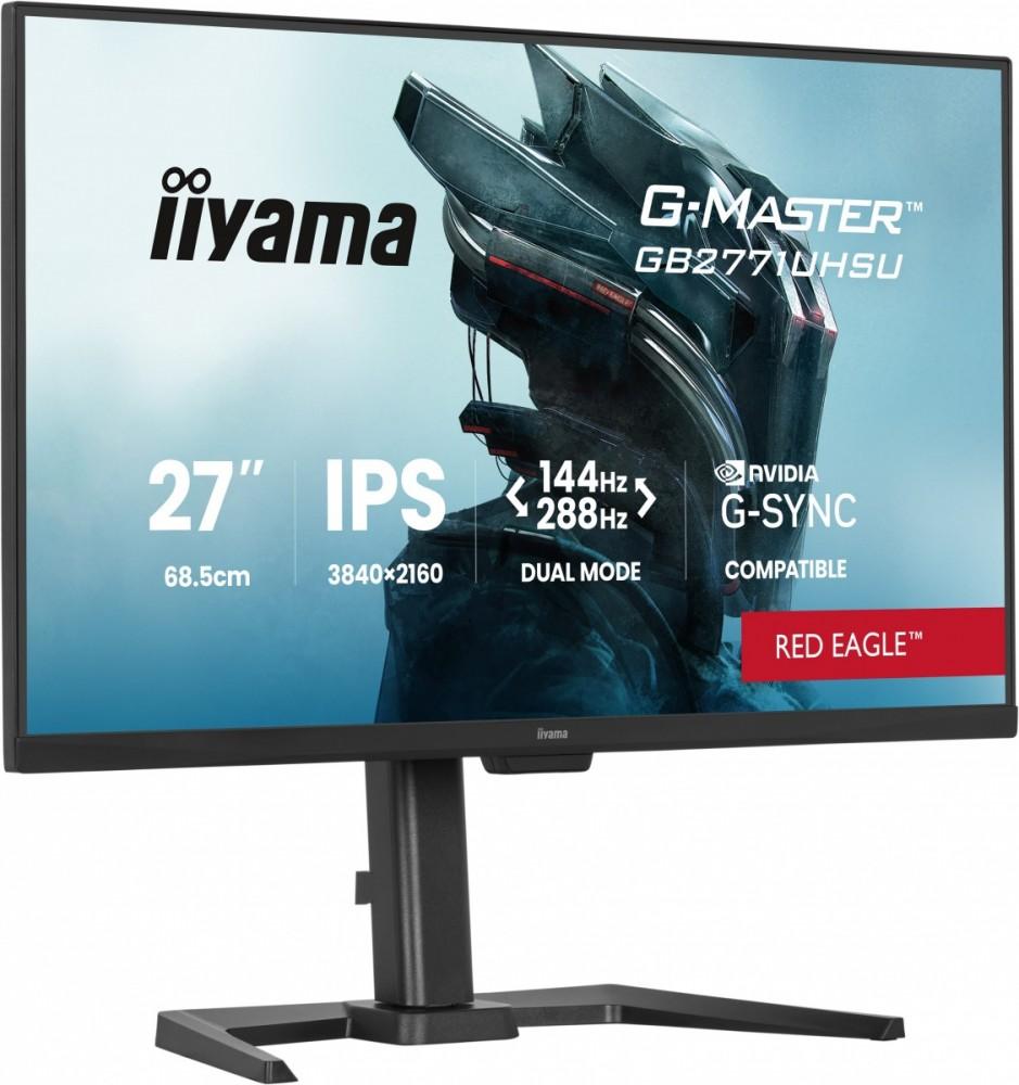 Monitor 27 inches GB2771UHSU-B1 4K 144Hz FHD 288Hz, 450cd, 2x2W, HAS 150/PIVOT