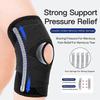 Knee Brace Knee Support Compression Sleeve With Side Stabilizers Silicone