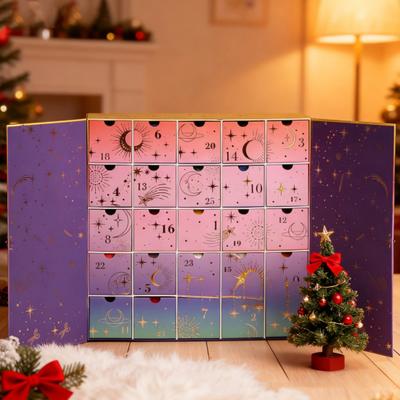 Yousheng Crochet Society Advent Calendar 2025 25-Day Crochet Countdown Calendar for Knitters DIY Craft Christmas Countdown with Yarn Patterns