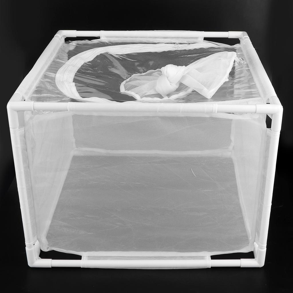 Insect Mesh Cage Greenhouse Outdoor Ventilated Butterflies Habitats Cage 40x30x40cm for Various Small Insects Butterflies